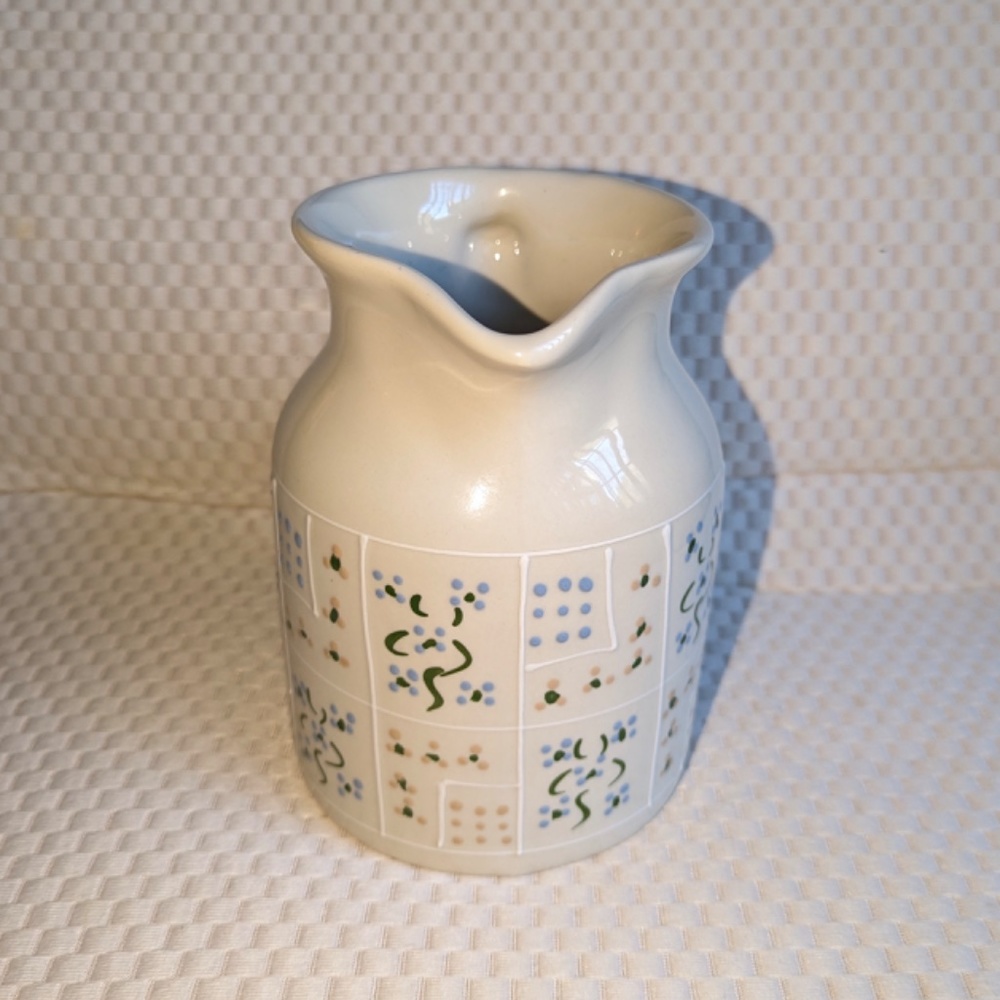 Ceramic Hand Painted Pitcher - Picture 3 of 9